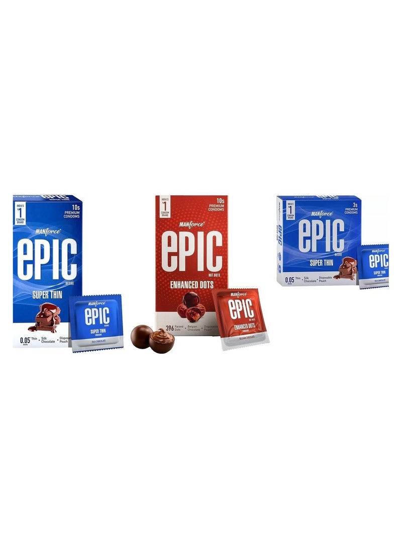 Manforce واقيات ذكريّة – عرض عيد الحب بنكهة شوكولاتة الحرير والبلجيكية – مجموعة الشوكولاتة الرومانسية - Image 1